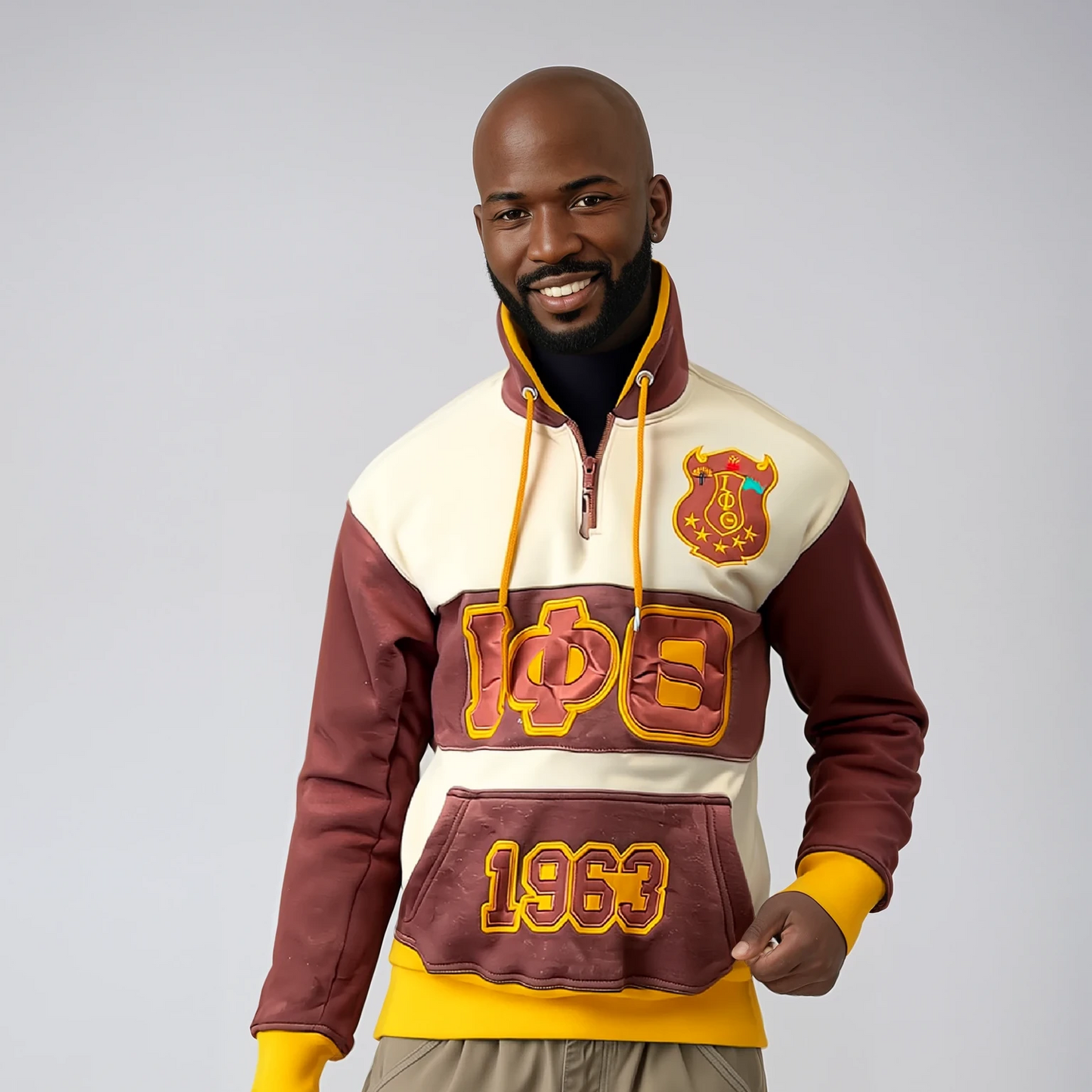 Iota Phi Theta Quarter Zip Hoodie