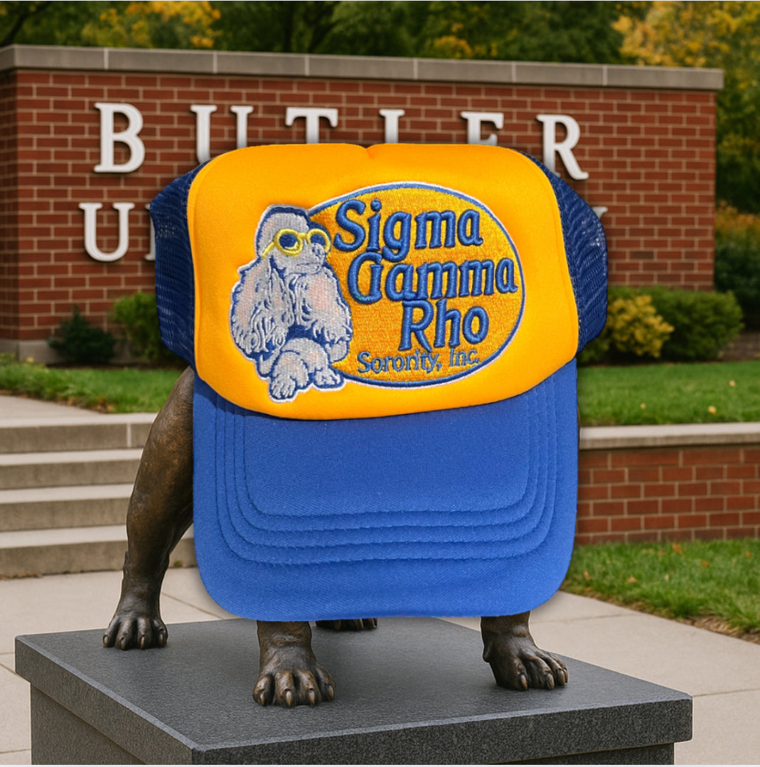 Sigma Gamma Rho Embroidered Trucker Cap