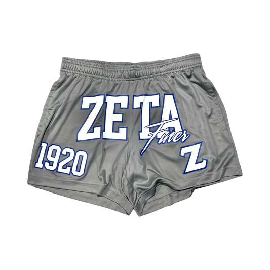 Zeta Grey Athletic Shorts