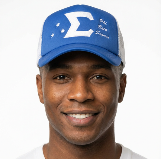 Phi Beta Sigma 3 Star Trucker Hat