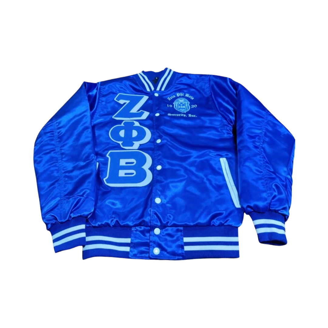 Zeta phi shop beta bomber jacket