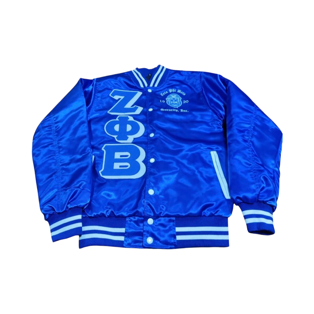 Zeta phi top beta bomber jacket