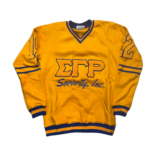 Gold Sigma Gamma Rho Vintage 90's Style Sweatshirt