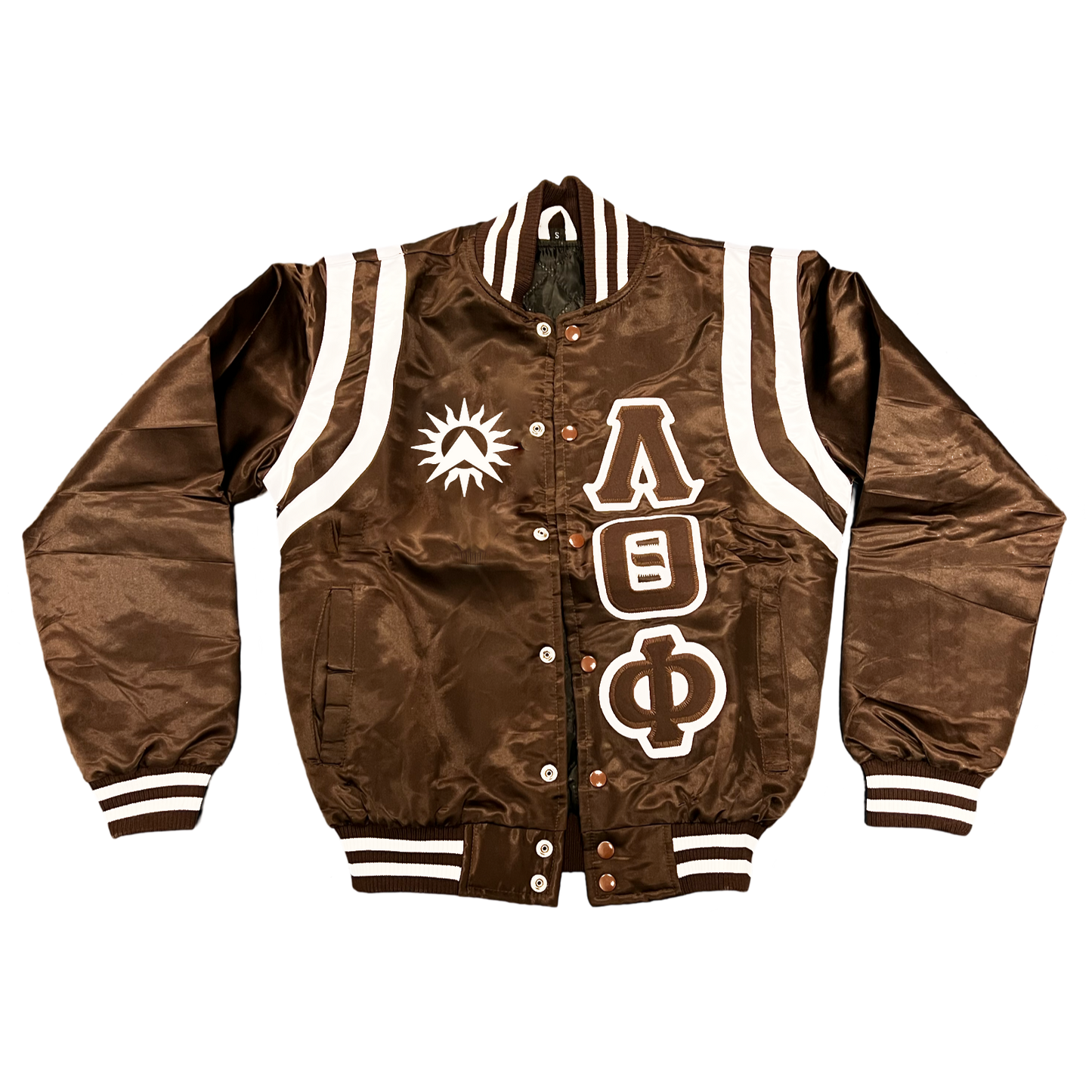 Pre-Order Satin Bomber Jackets Lambda Theta Phi, Lambda Upsilon Lambda, Sigma Lambda Gamma, Chi Upsilon Sigma