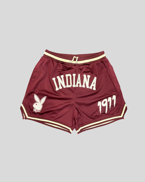 Indiana 1911 Embroidered Mesh Athletic Shorts