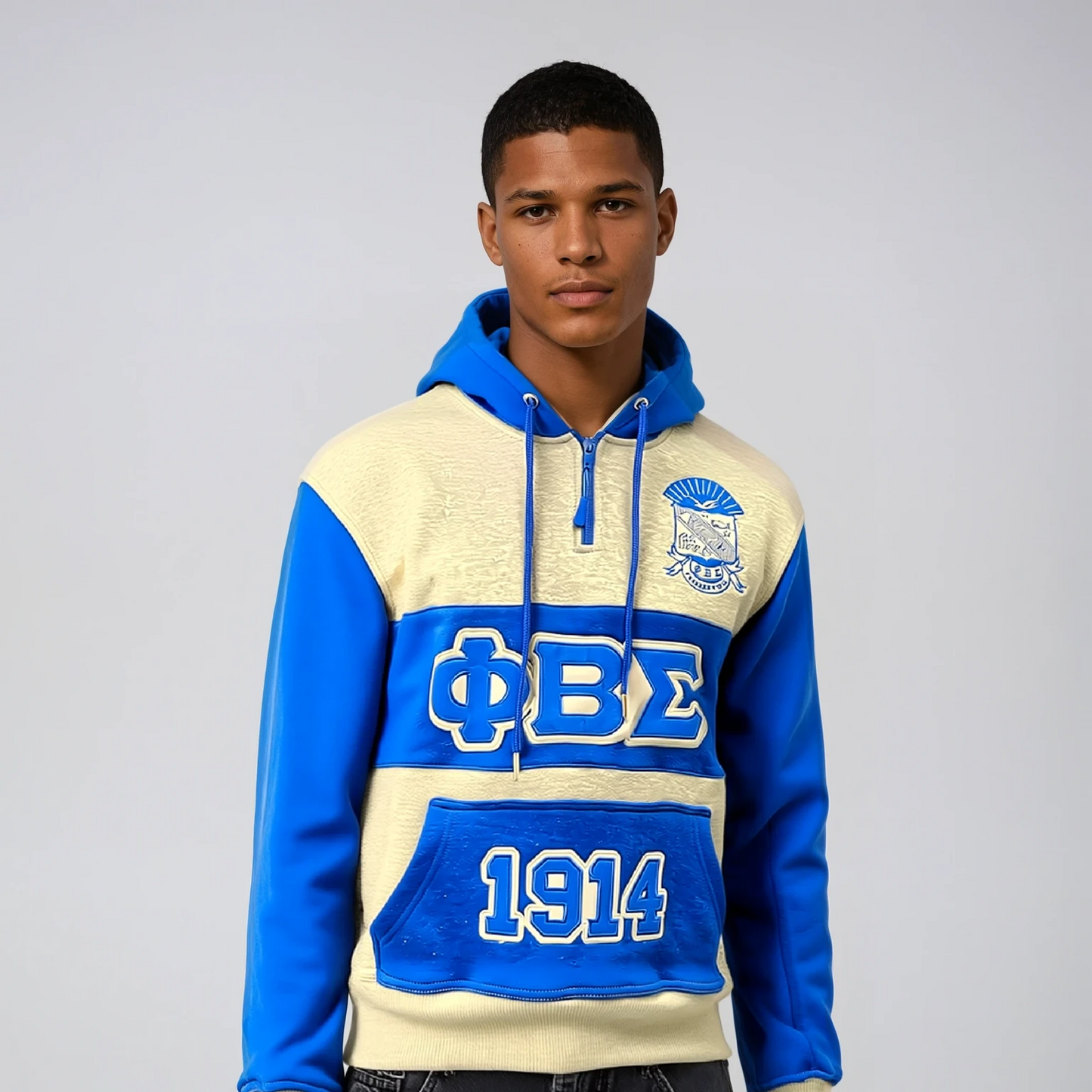 Phi Beta Sigma Quarter Zip Hoodie