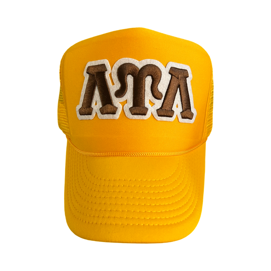 Lambda Upsilon Lambda Patch Trucker Hat