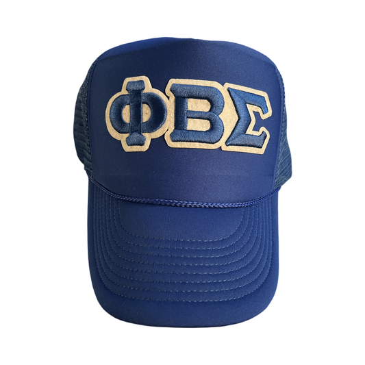 Phi Beta Sigma Patch Trucker Hat