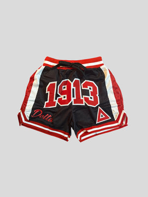 Delta 1913 Athletic Black Shorts