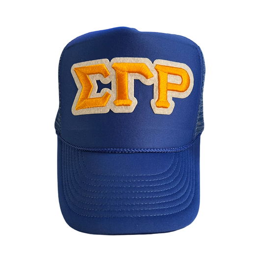 Sigma Gamma Rho Patch Trucker Hat