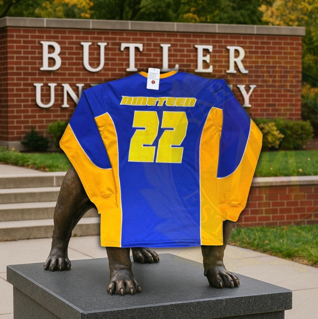 Sigma Gamma Rho Blue Thick Long sleeve Jersey