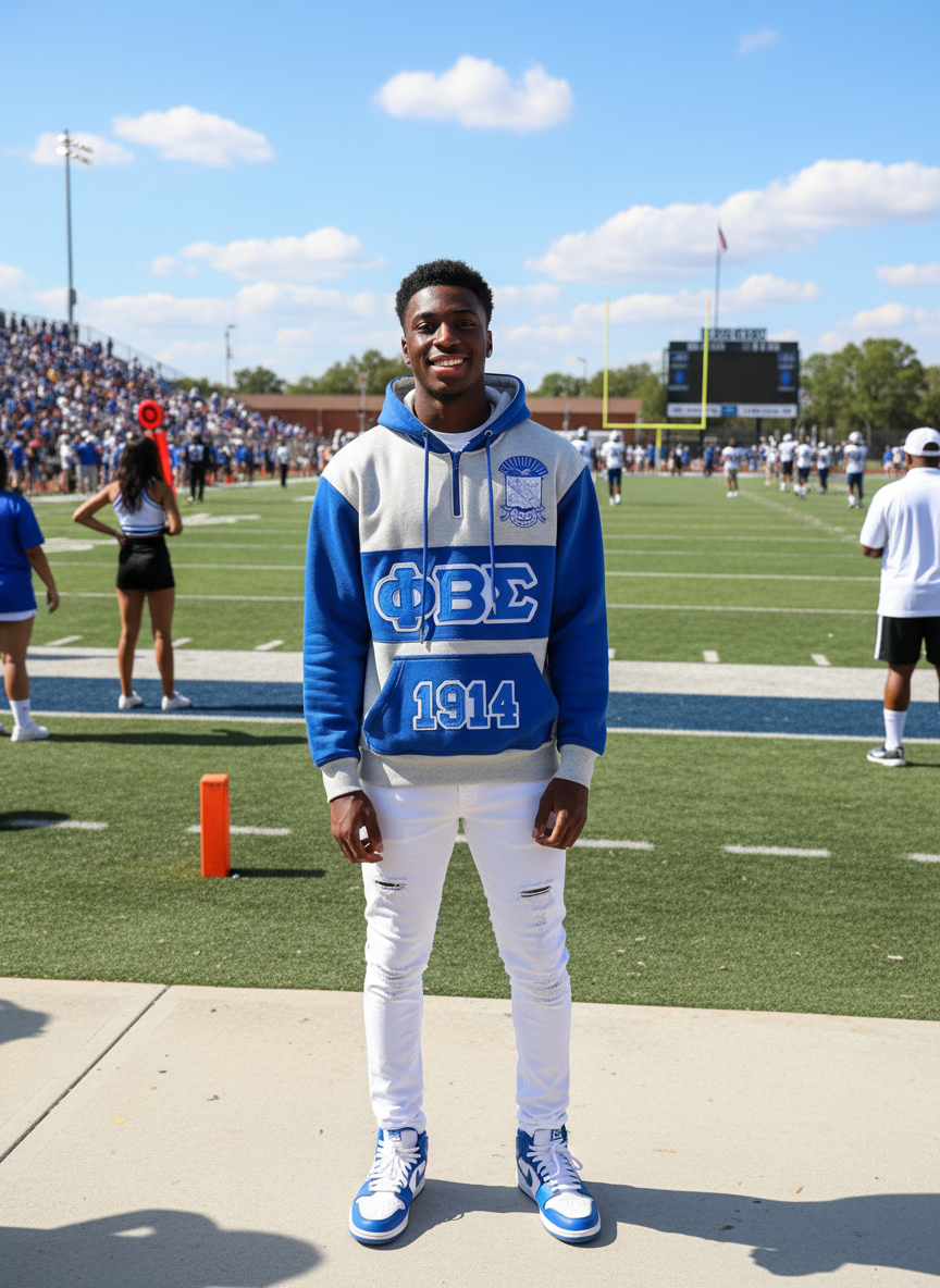 Phi Beta Sigma Quarter Zip Hoodie