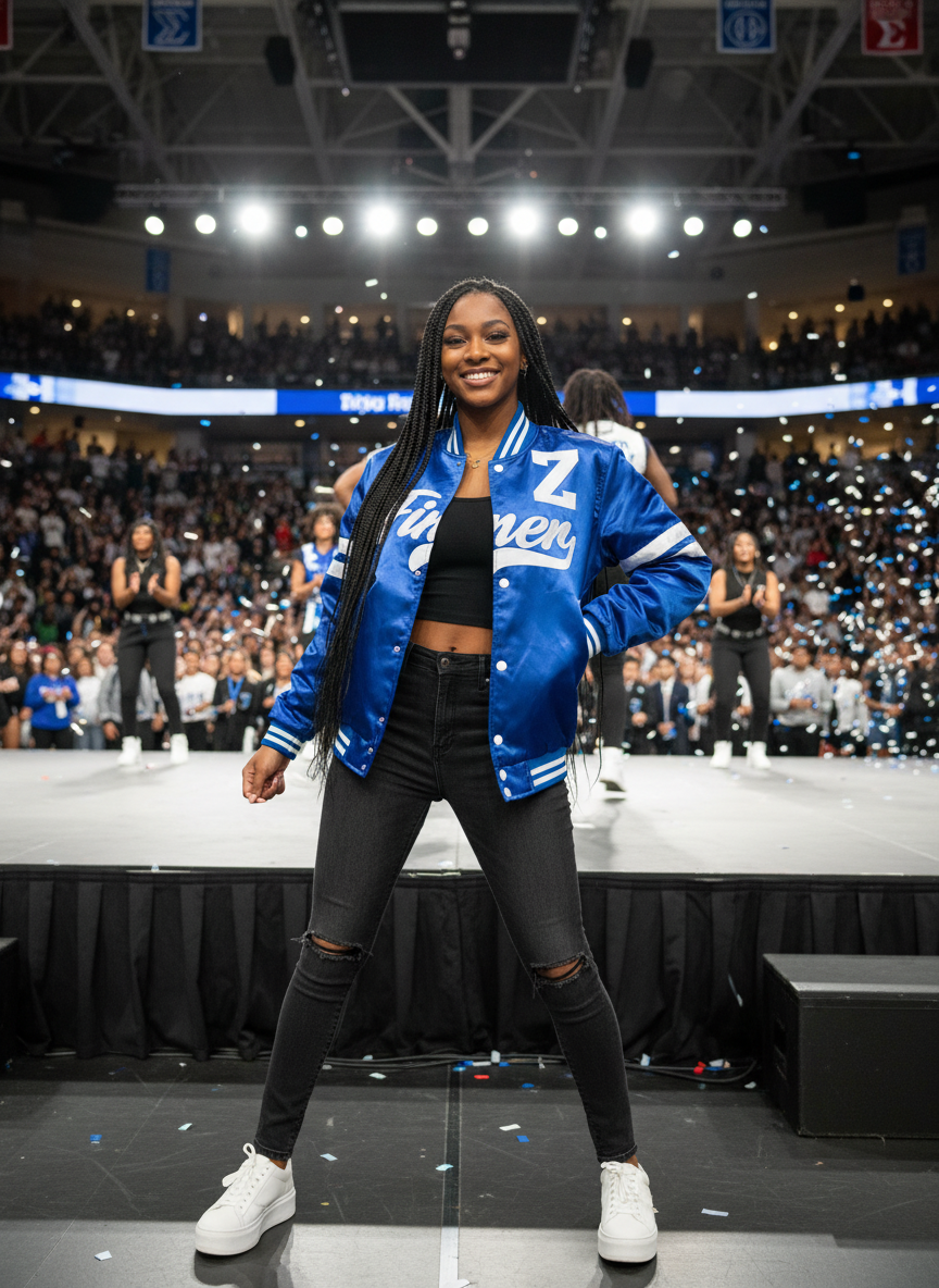 Zeta Phi Beta Finer Blue Jacket