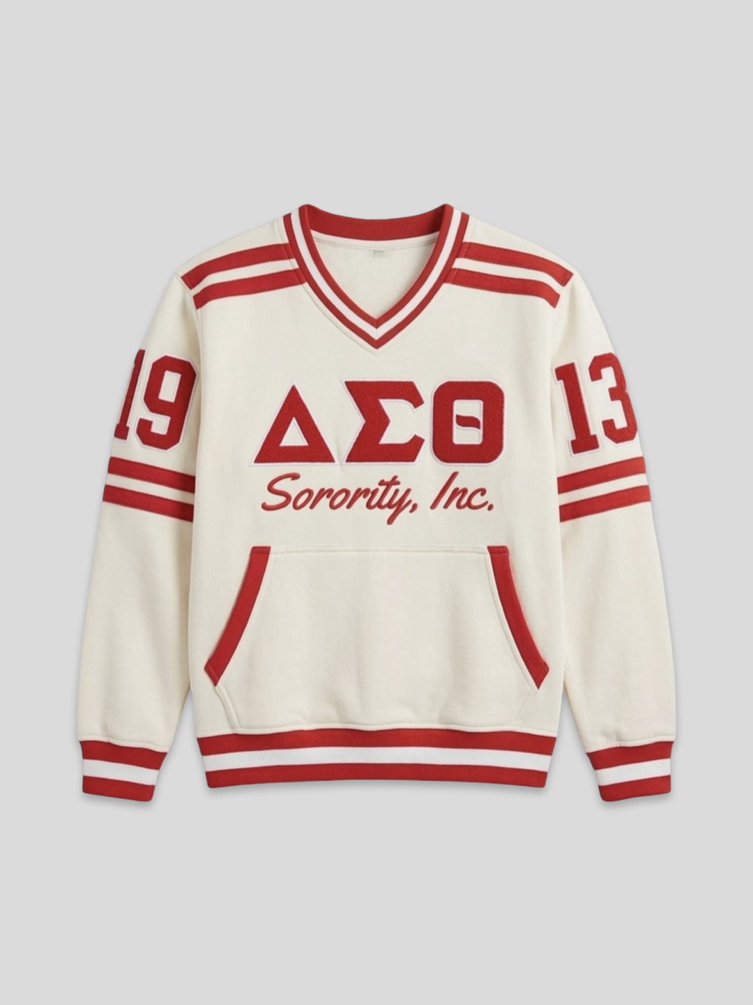 Delta Sigma Theta Embroidered Vintage 90's Style Sweatshirt