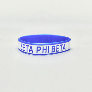 Zeta Phi Beta Shaded Wristband