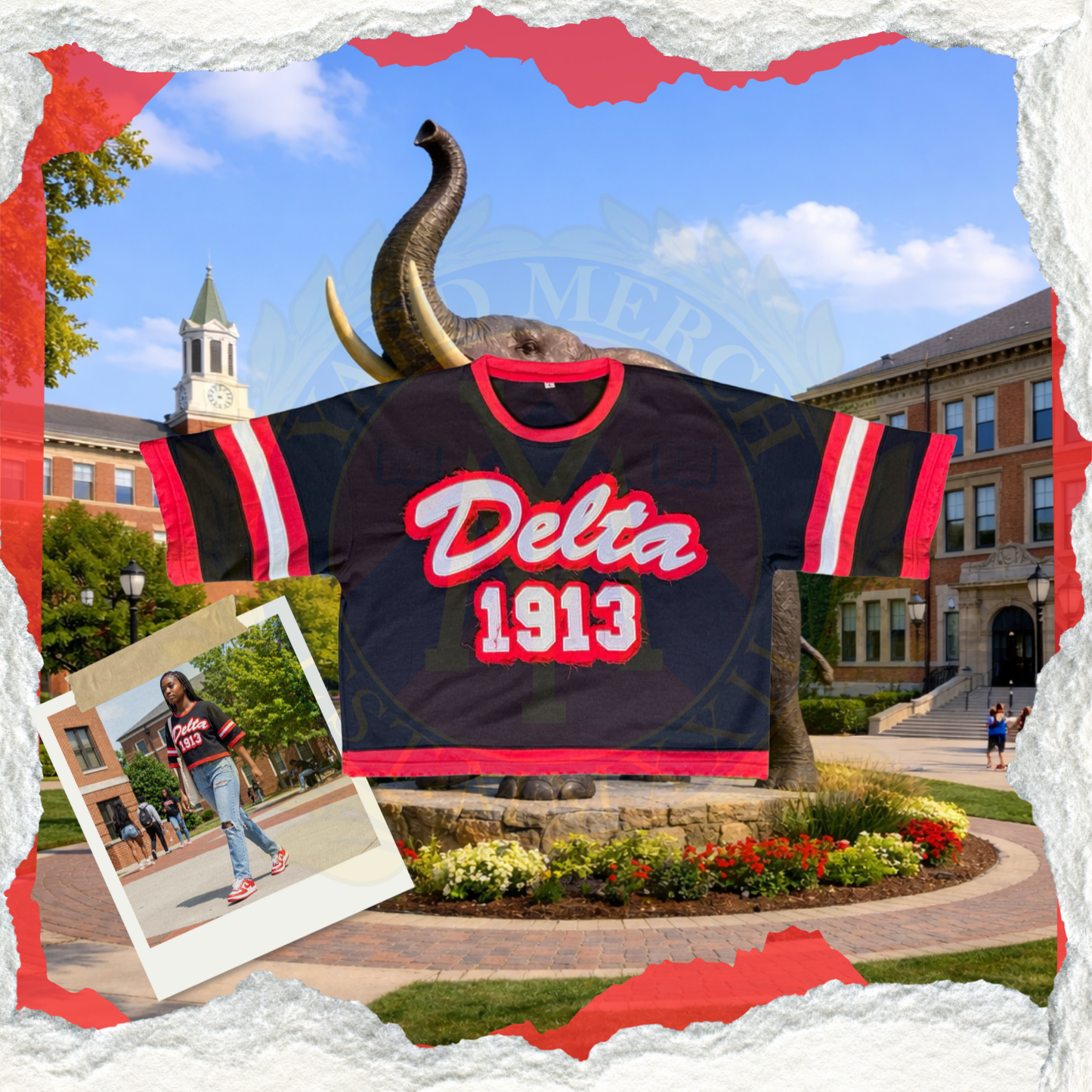 Delta Sigma Theta Black Short Sleeve Jersey