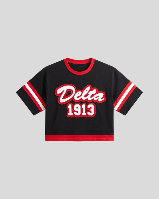 Delta Sigma Theta Black Short Sleeve Jersey