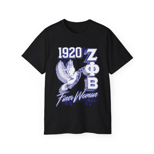 Zeta Phi Beta Vintage 90s Finer Woman Shirt