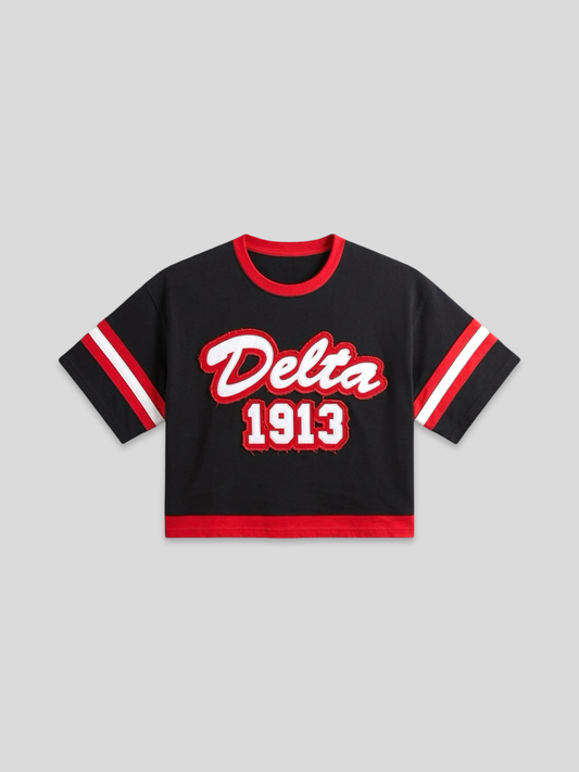 Delta Sigma Theta Black Short Sleeve Jersey