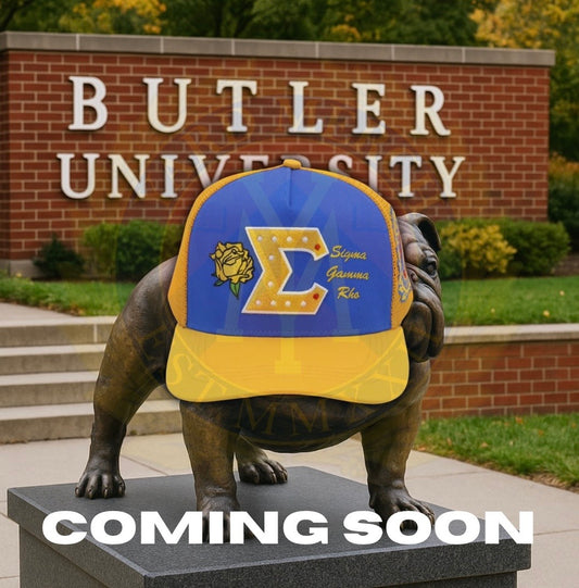 Sigma Gamma Rho Yellow T-Rose Trucker Cap