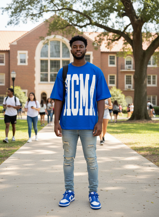 Phi Beta Sigma Oversized Blu Phi Shirt