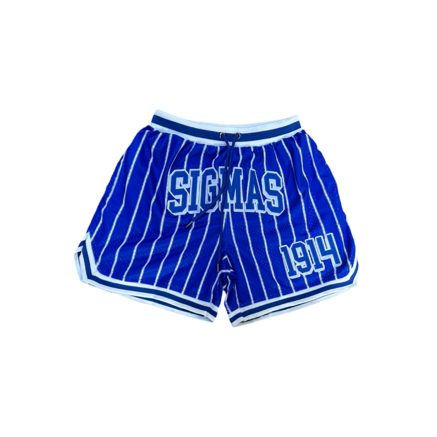 Phi Beta Sigma Pin Striped Mesh Shorts