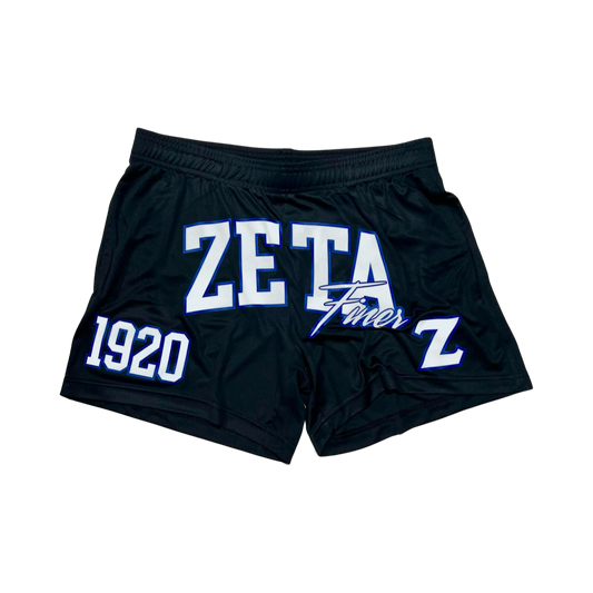 Zeta Black Athletic Shorts