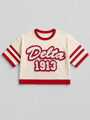 Delta Sigma Theta Cream Short Sleeve Jersey