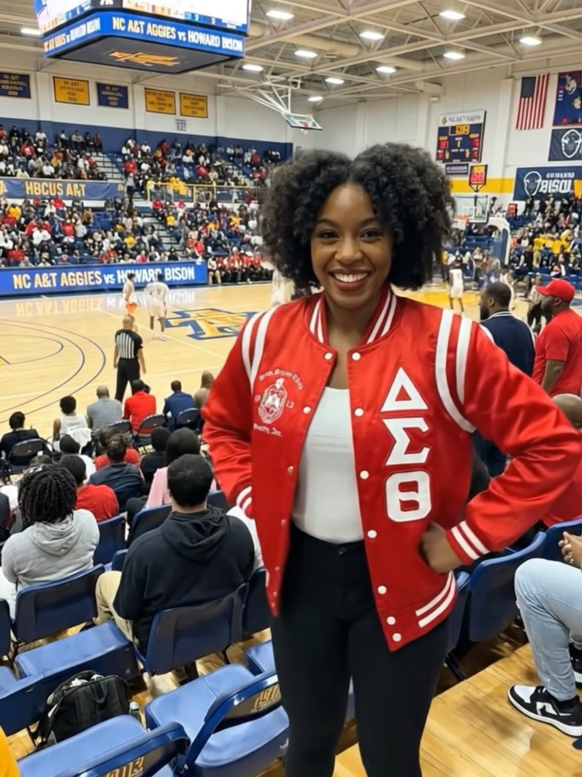 Delta Sigma Theta Stripped Satin Jacket
