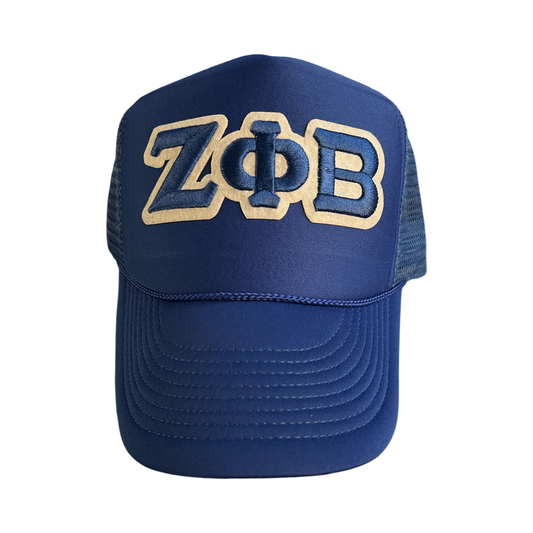 Zeta Phi Beta Patch Trucker Hat