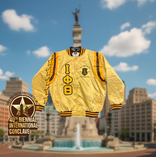 Iota Phi Theta 5 Star Satin Jacket