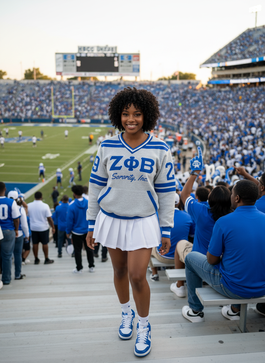 Zeta Phi Beta Vintage 90's Style Sweatshirt