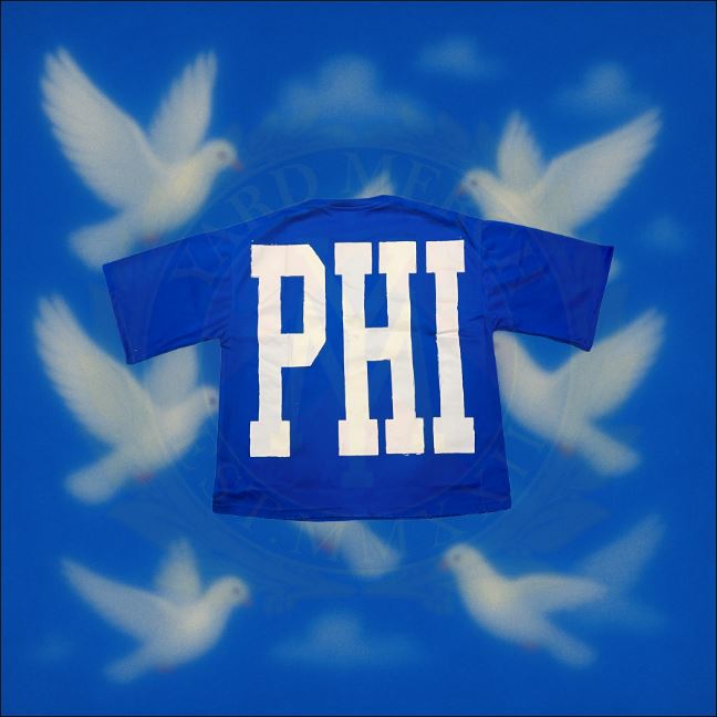 Phi Beta Sigma Oversized Blu Phi Shirt