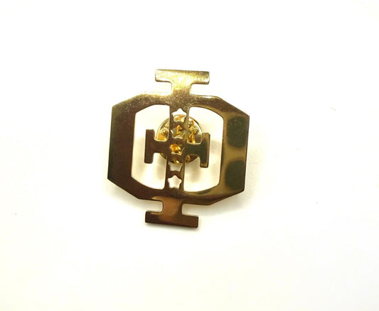 IPT 1963 Gold Tri-Symbol Lapel Pin