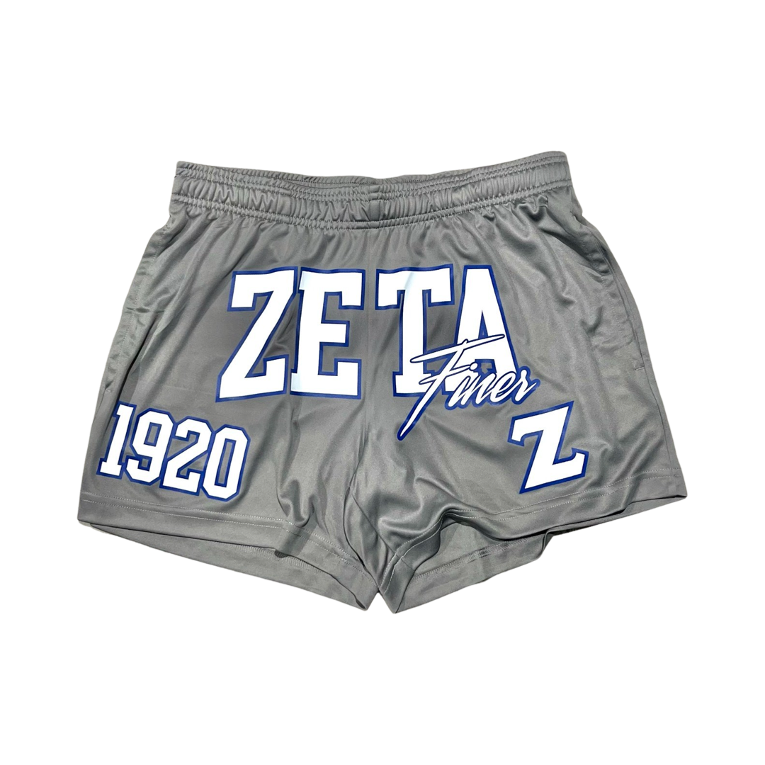 Zeta Grey Athletic Shorts