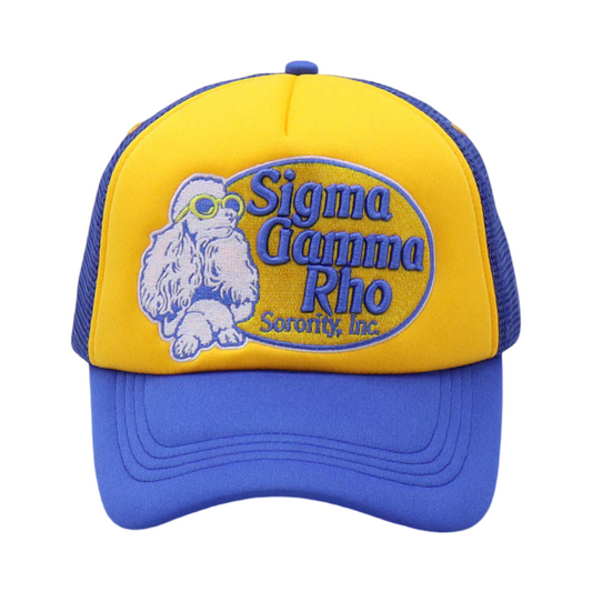 Sigma Gamma Rho Embroidered Bass Pro Style Trucker Hat