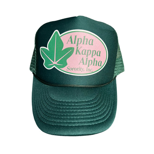 Alpha Kappa Alpha Bass Pro Shop Style Trucker Hat