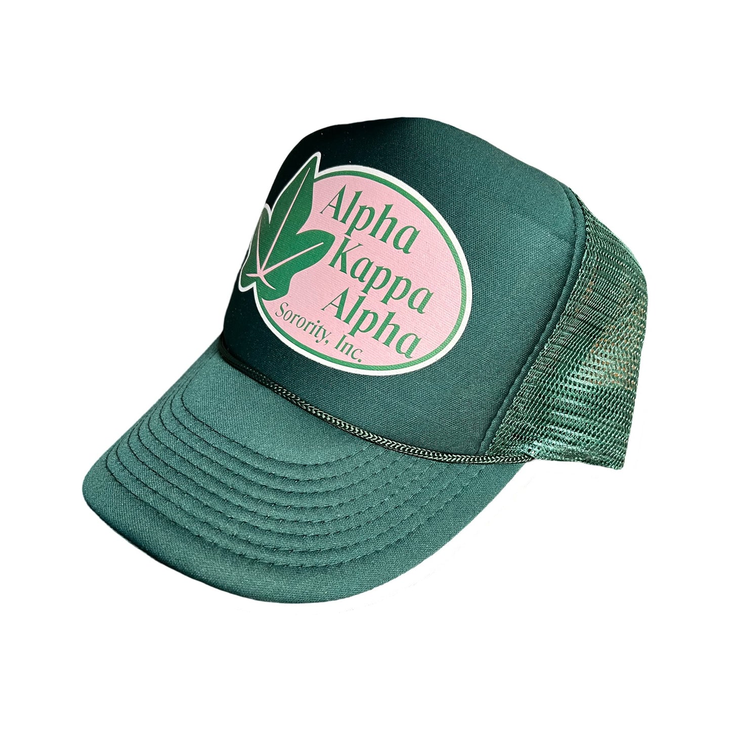 Alpha Kappa Alpha Bass Pro Shop Style Trucker Hat