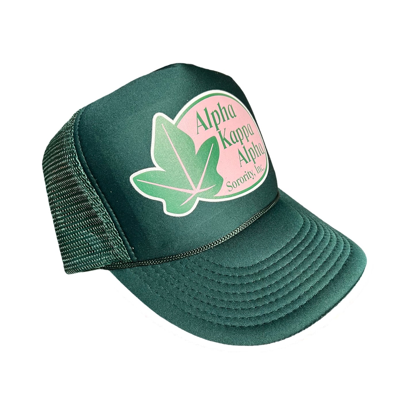 Alpha Kappa Alpha Bass Pro Shop Style Trucker Hat