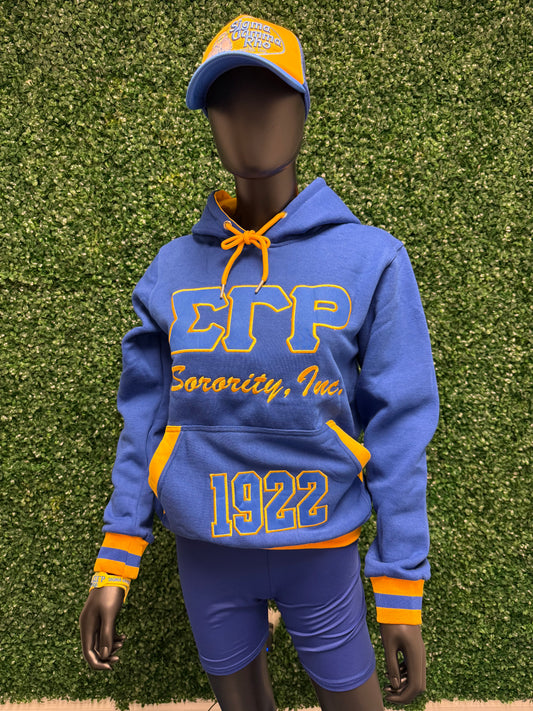 Sigma Gamma Rho Embroidered Pullover Hoodie