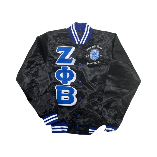 Zeta Phi Beta Crossing Bomber Jacket