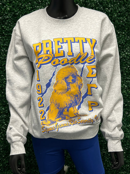 Sigma Gamma Rho Pretty Poodle Sweatshirt