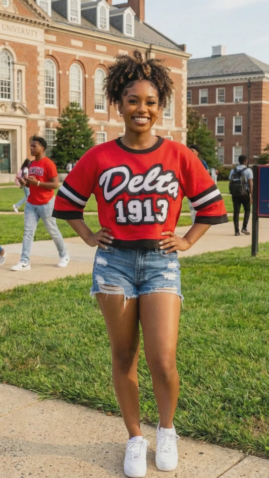 Delta Sigma Theta Red Short Sleeve Jersey