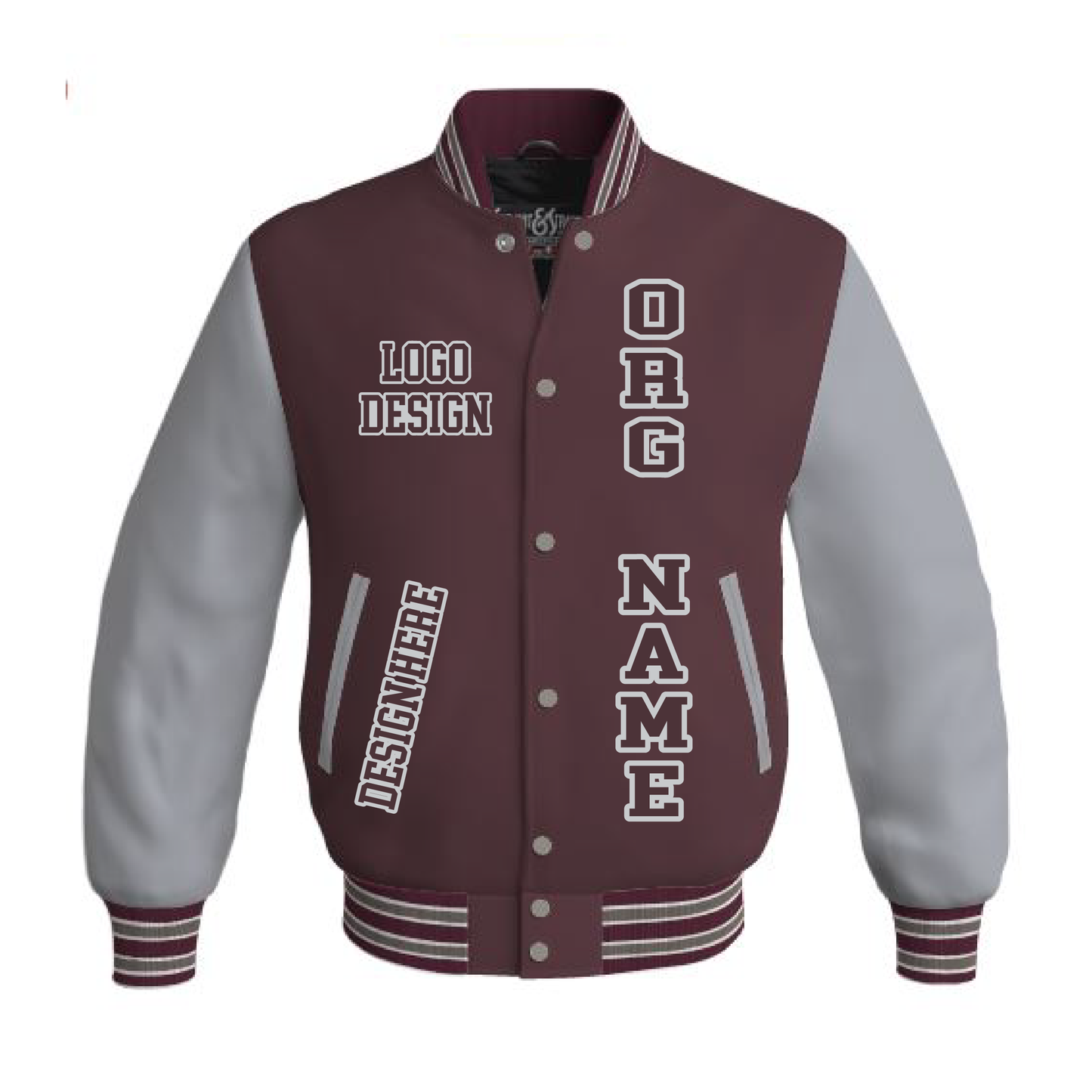 Custom Sorority & Fraternity Satin Varsity Jacket